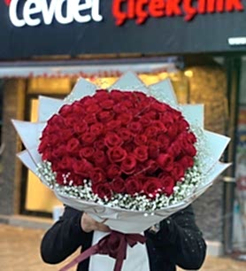 101 Adet Kırmızı Gül